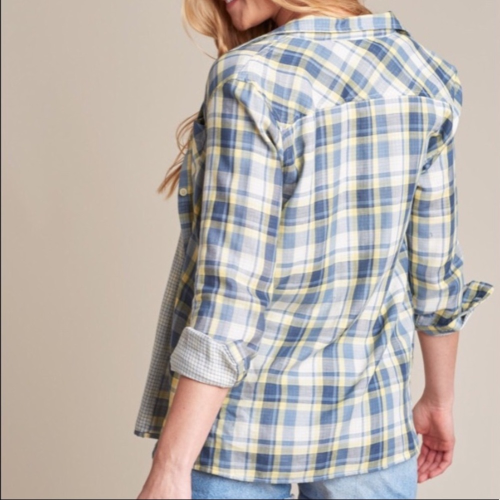 NWT United By Blue Millport Plaid Button Down